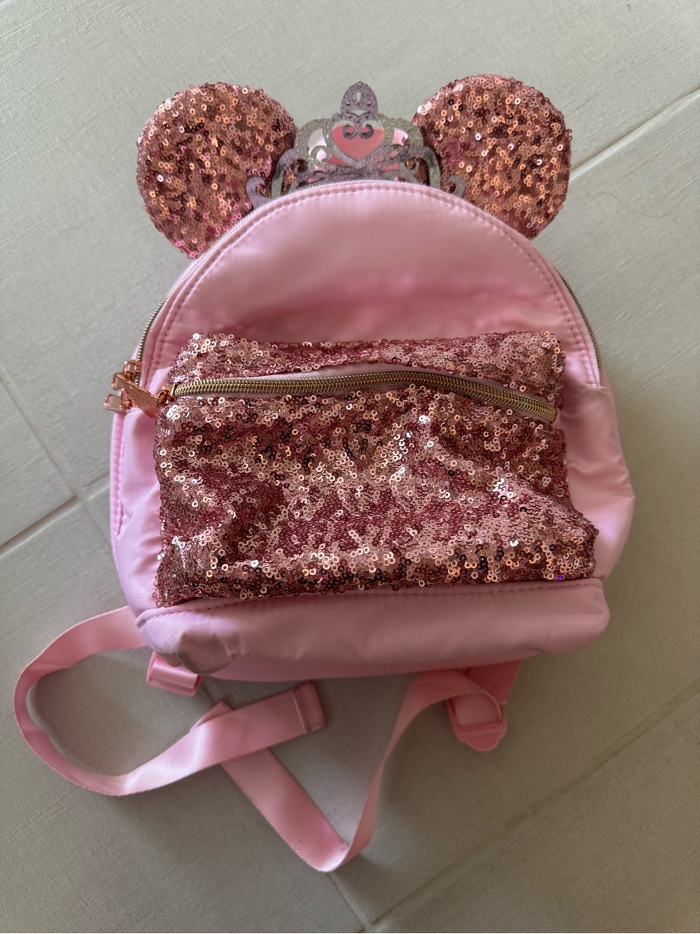 Disney Cruise Line Minnie Mouse Sequin Backpack 🎀✨
